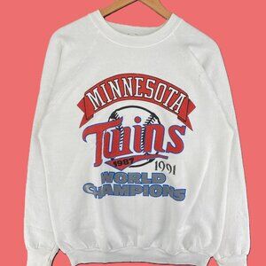 Retro Minnesota Twins World Series Crewneck Sweatshirt, Minnesota Twins MLB